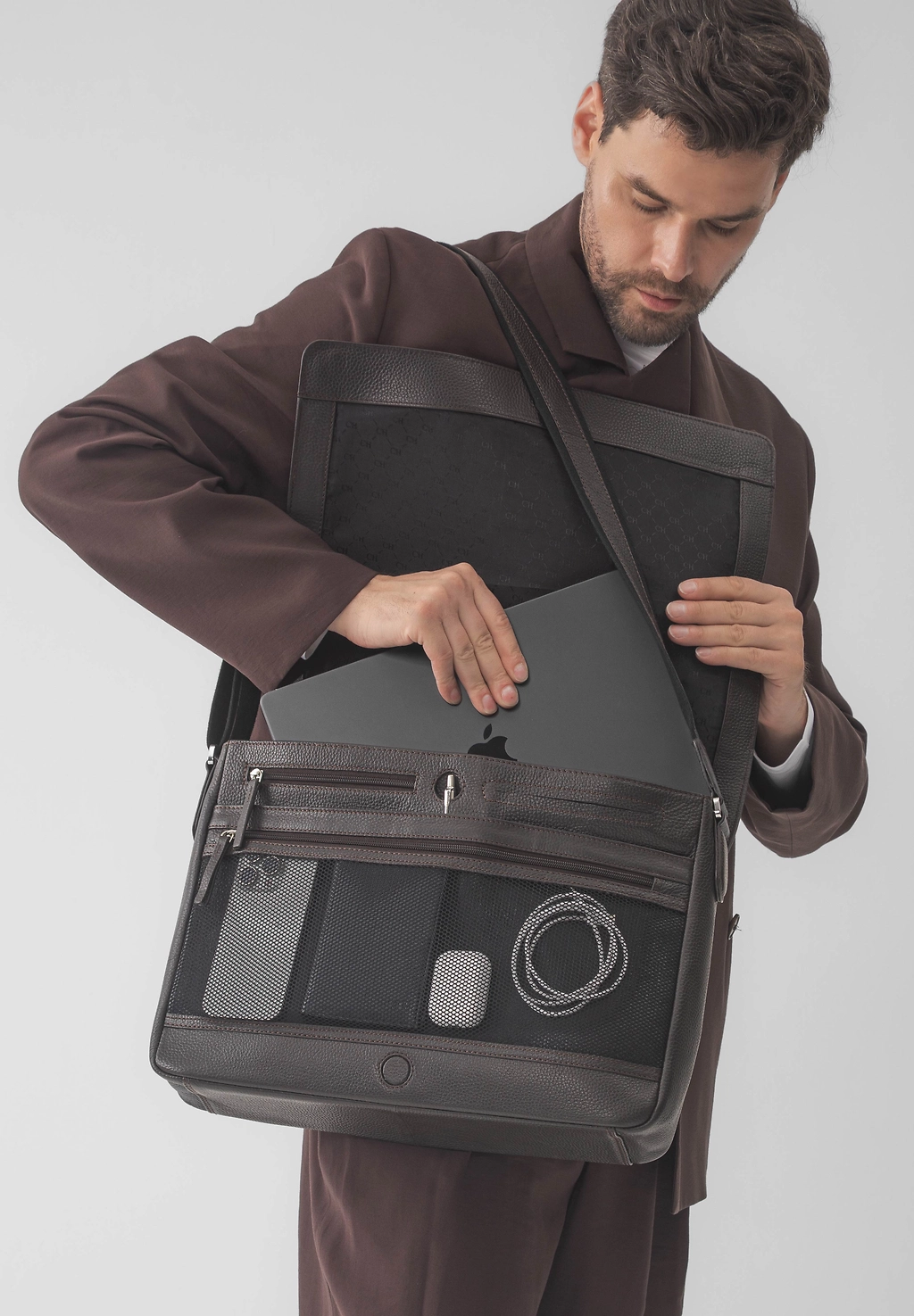 Torba na laptopa  - listonoszka "Corno"